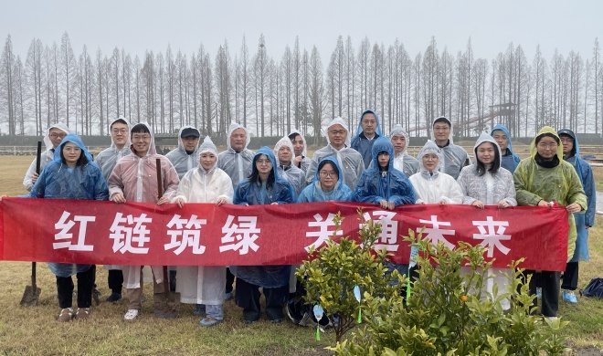 红链筑绿、、关通将来，，，浙商南宫官网与钱江海关发展党建共建活动