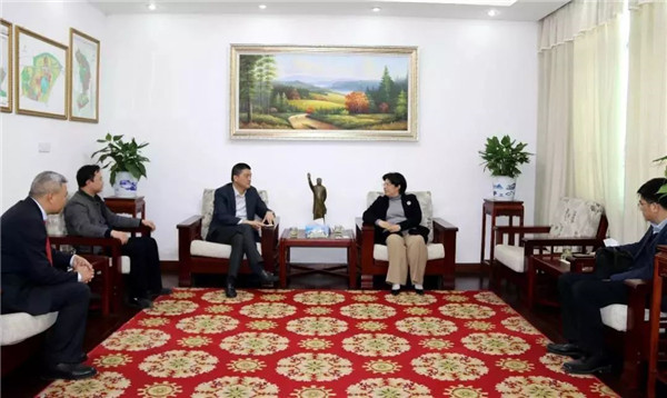 循环经济布局启新篇章——公司董事长袁仁军一行赴江西南宫官网调研