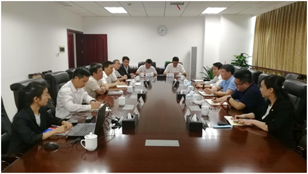 公司总经理张端清一行赴中国水电八局调查互换
