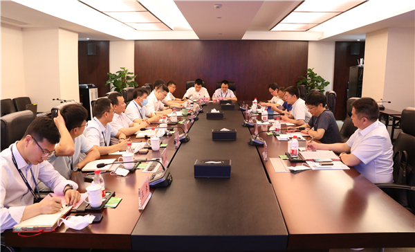 海螺水泥董事会秘书虞水一行到我司调查互换