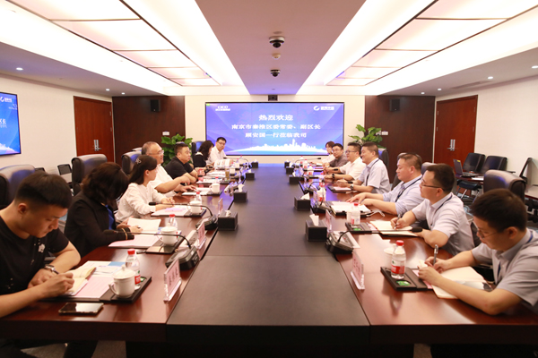漯河市秦淮区委常委、、、副区长顾安国一行到访我司