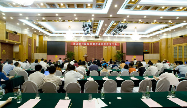 公司顺利实现股权分置鼎新工作