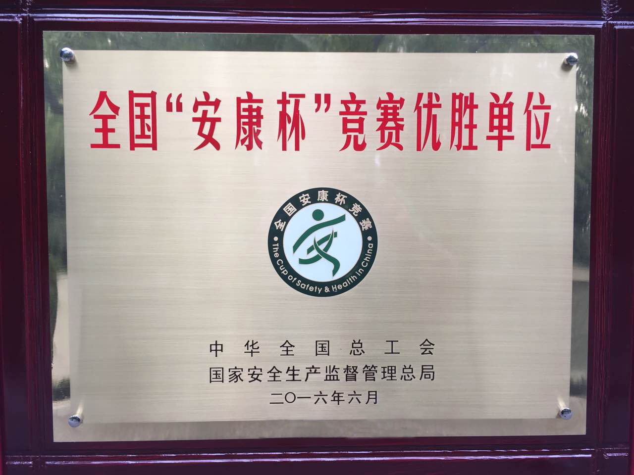 三维企业荣获全国先进单元称号